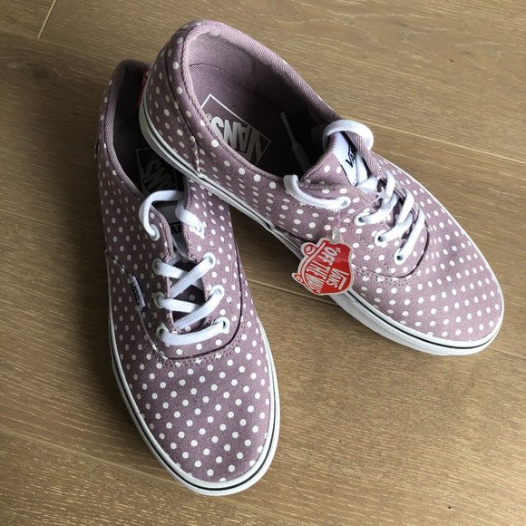 VANS Doheny Off The Wall Sneakers Purple+Wht Sz 7 - Picture 4 of 10